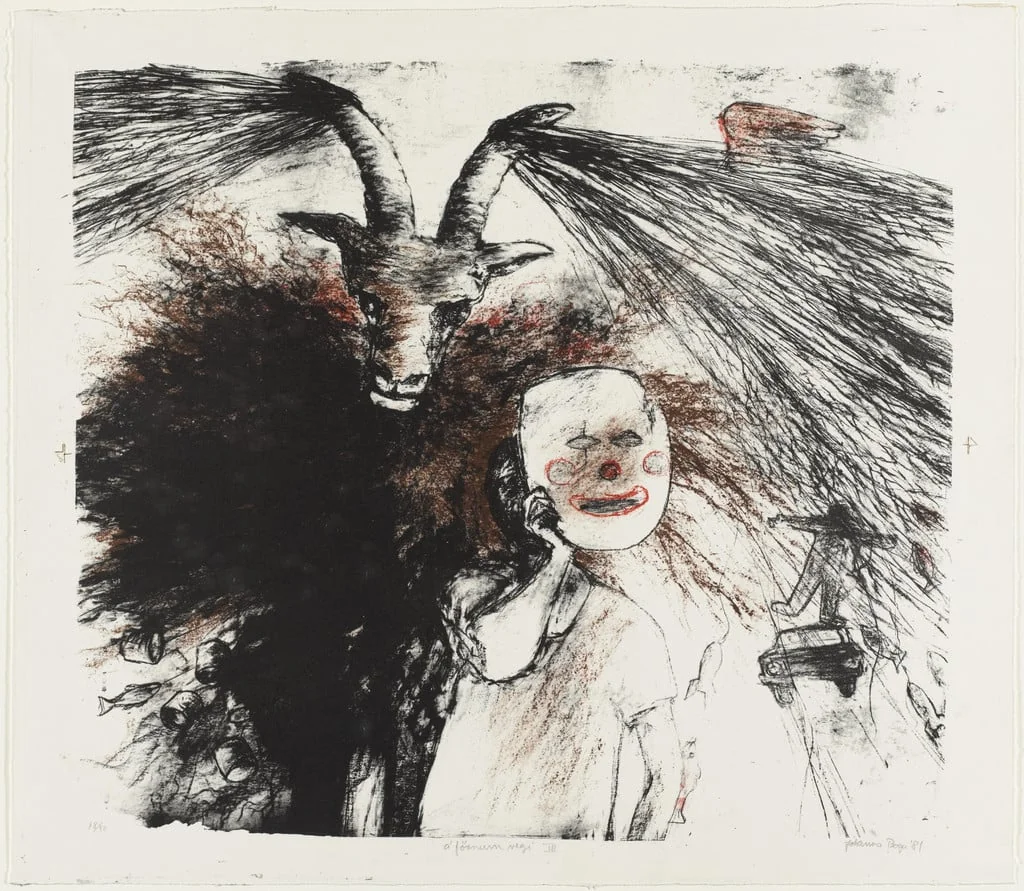Untitled, by Jóhanna Boga, ink, 1981