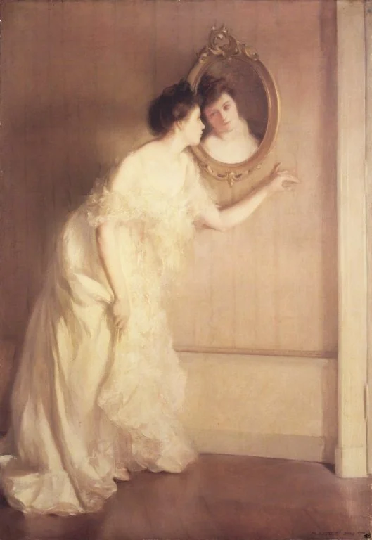 Un Regard Fugitif, by Mary Sheppard Greene, oil, 1900