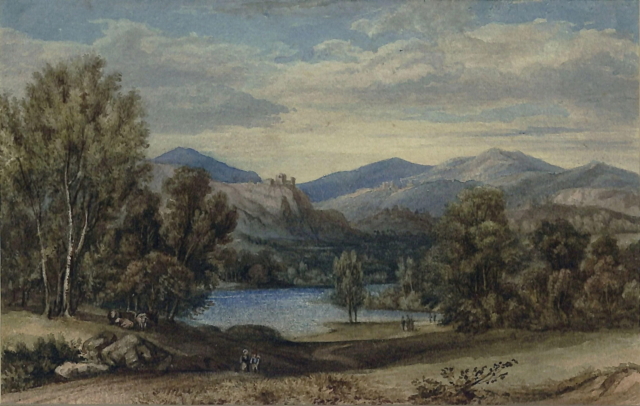 Landscape with Lake and Mountains