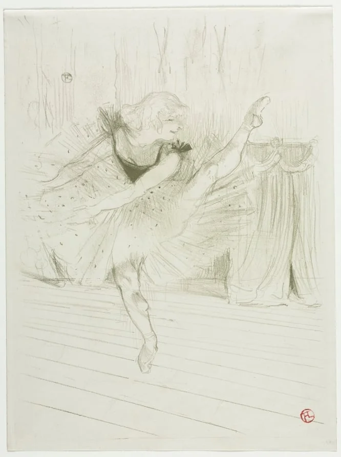 Miss Ida Heath, English Dancer, by Henri de Toulouse-Lautrec, 1894
