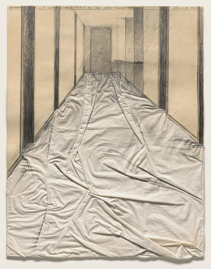 Untitled, by Christo, oil, 1971