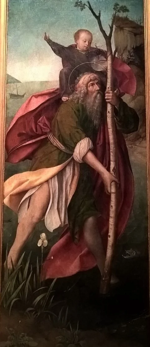 São Cristovão, by Jan Provoost, oil, 1515