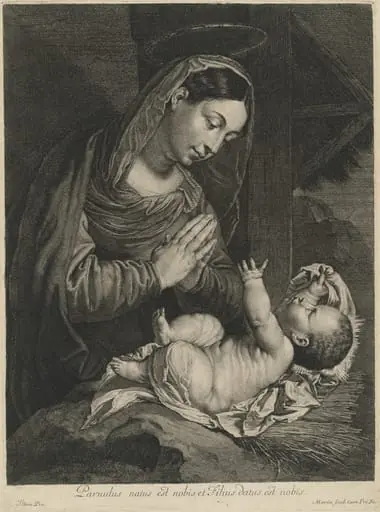 Virgin Adoring the Child