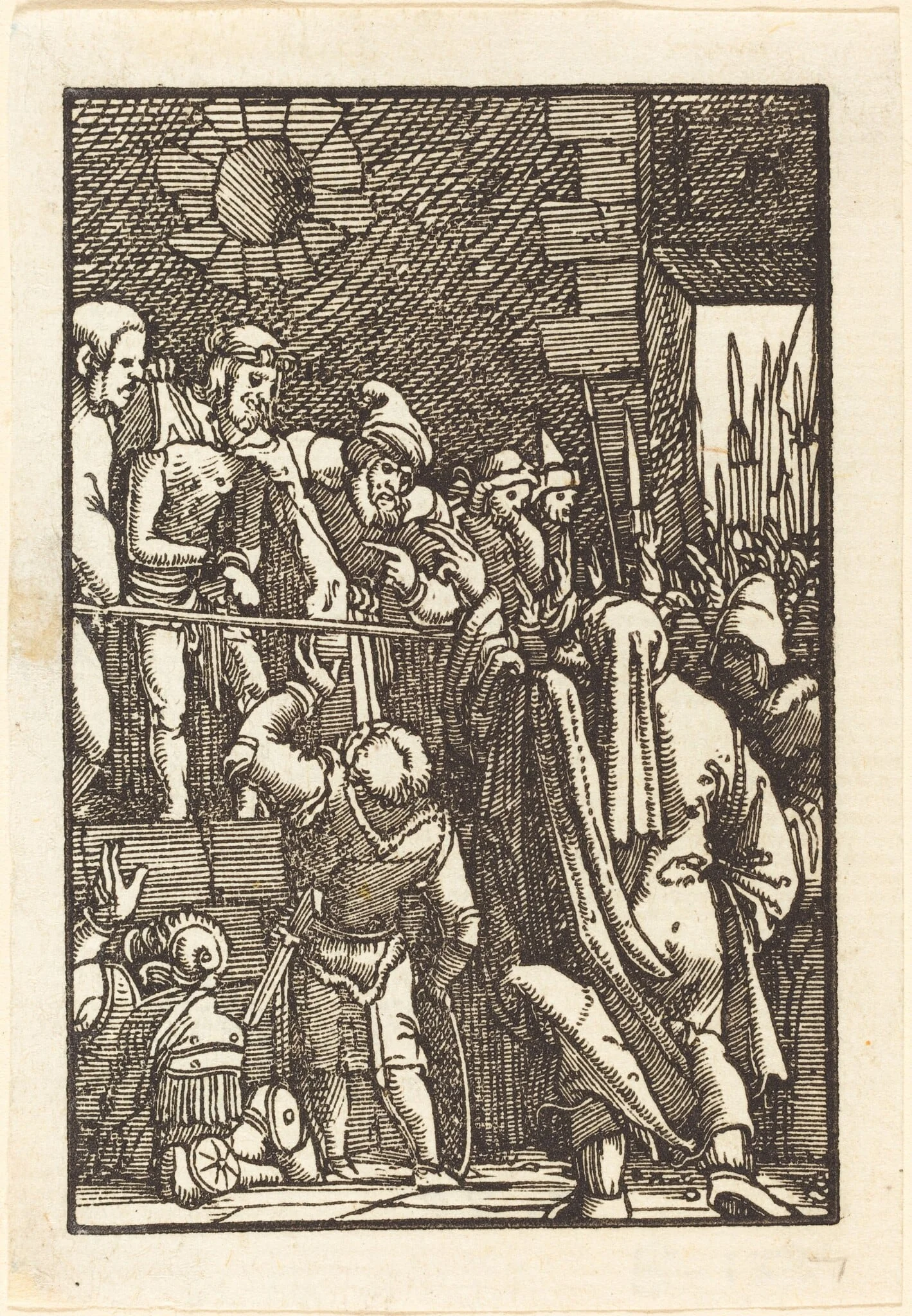 Ecce Homo, by Albrecht Altdorfer, ink, 1513