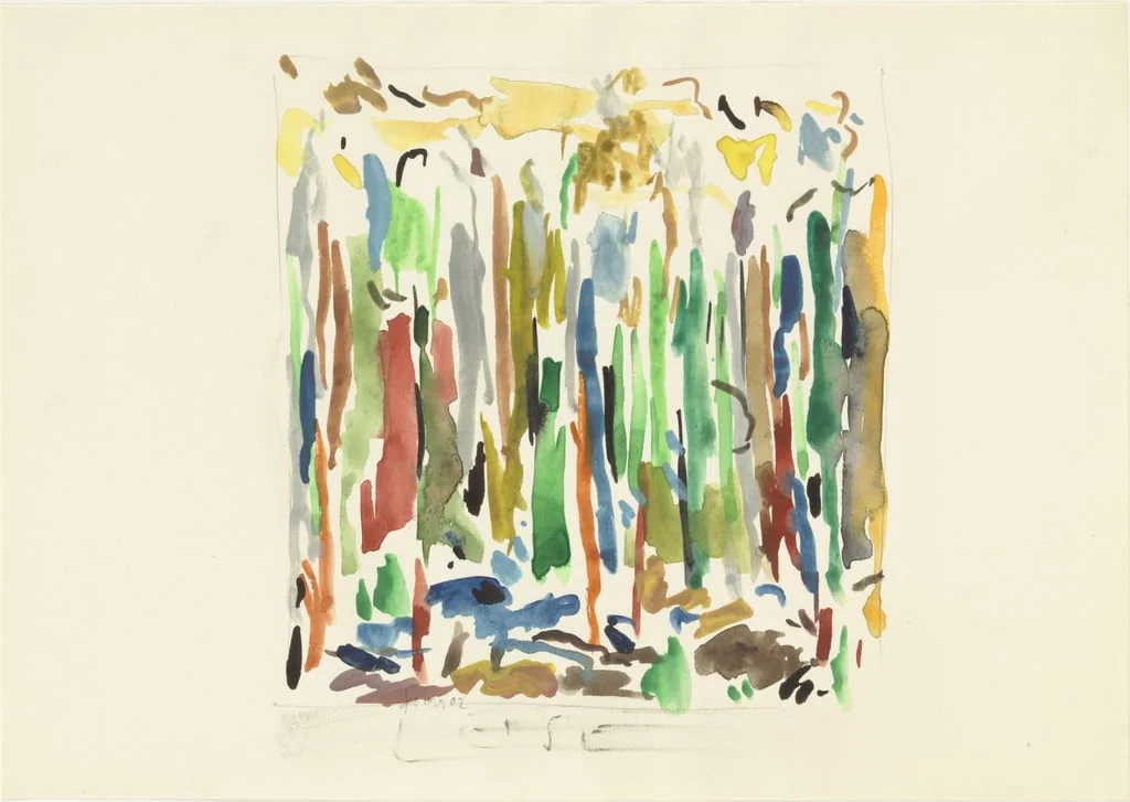 Untitled, by Uwe Kowski, watercolor, 2002