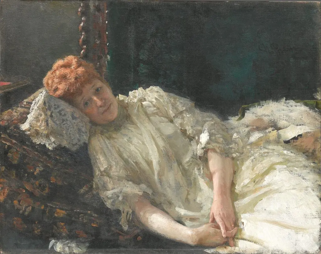 Portrait of pianist and comtesse Louise de Mercy-Argenteau