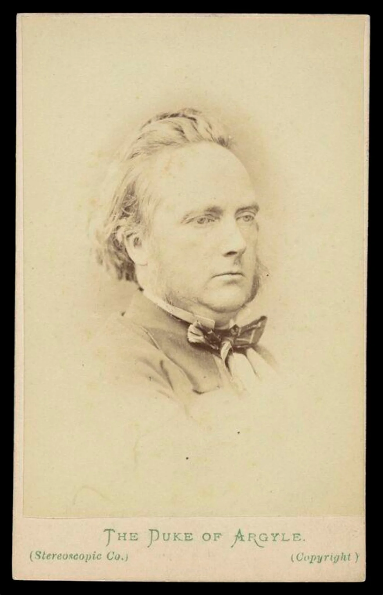 A portrait of 'The Duke of Argyll'