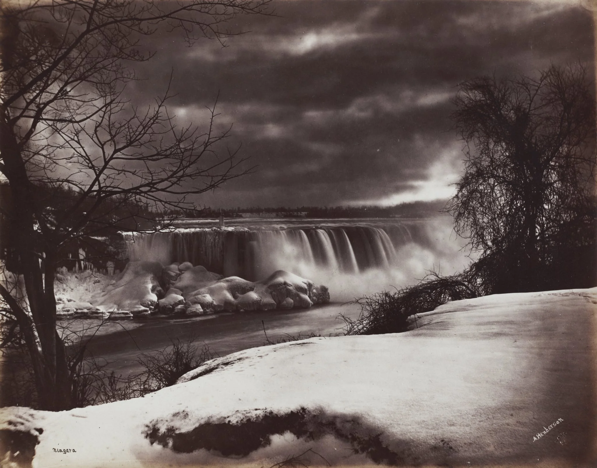 Falls of Niagara, by Alexander Henderson, 1864
