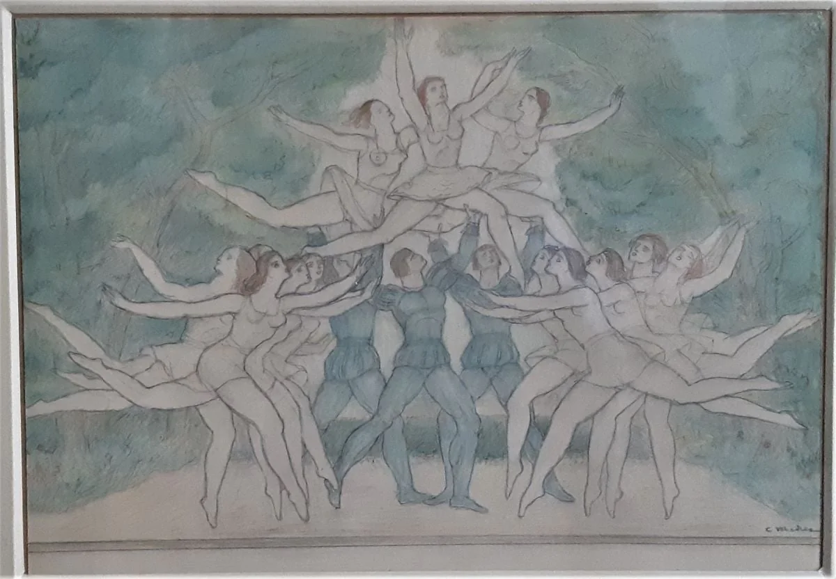 Scena de balet, by Cornel Medrea, 1949