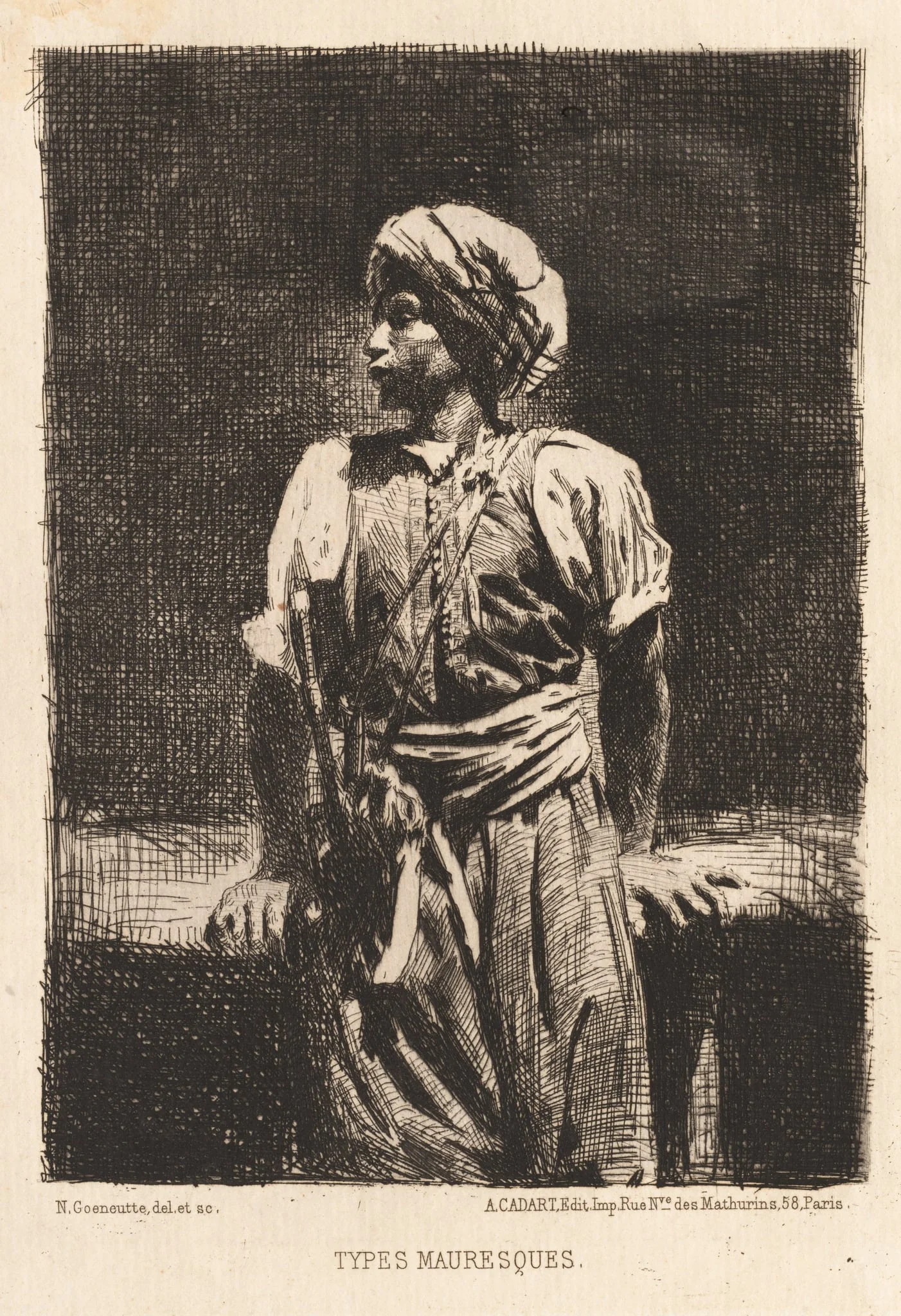 Types Mauresques, by Norbert Goeneutte, 1875