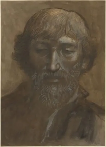 Head of a Man, Full Face
