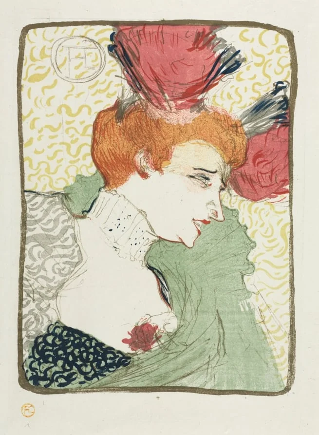 Bust of Mademoiselle Lender, by Henri de Toulouse-Lautrec, 1895