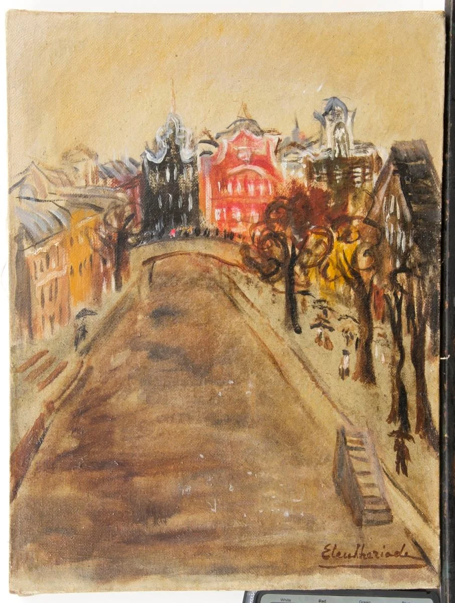 Canal la Amsterdam, by Micaela Eleutheriade, 1967