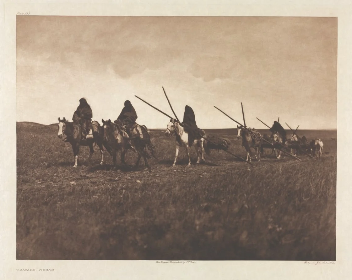 Portfolio VI, Plate 193: Travaux--Piegan