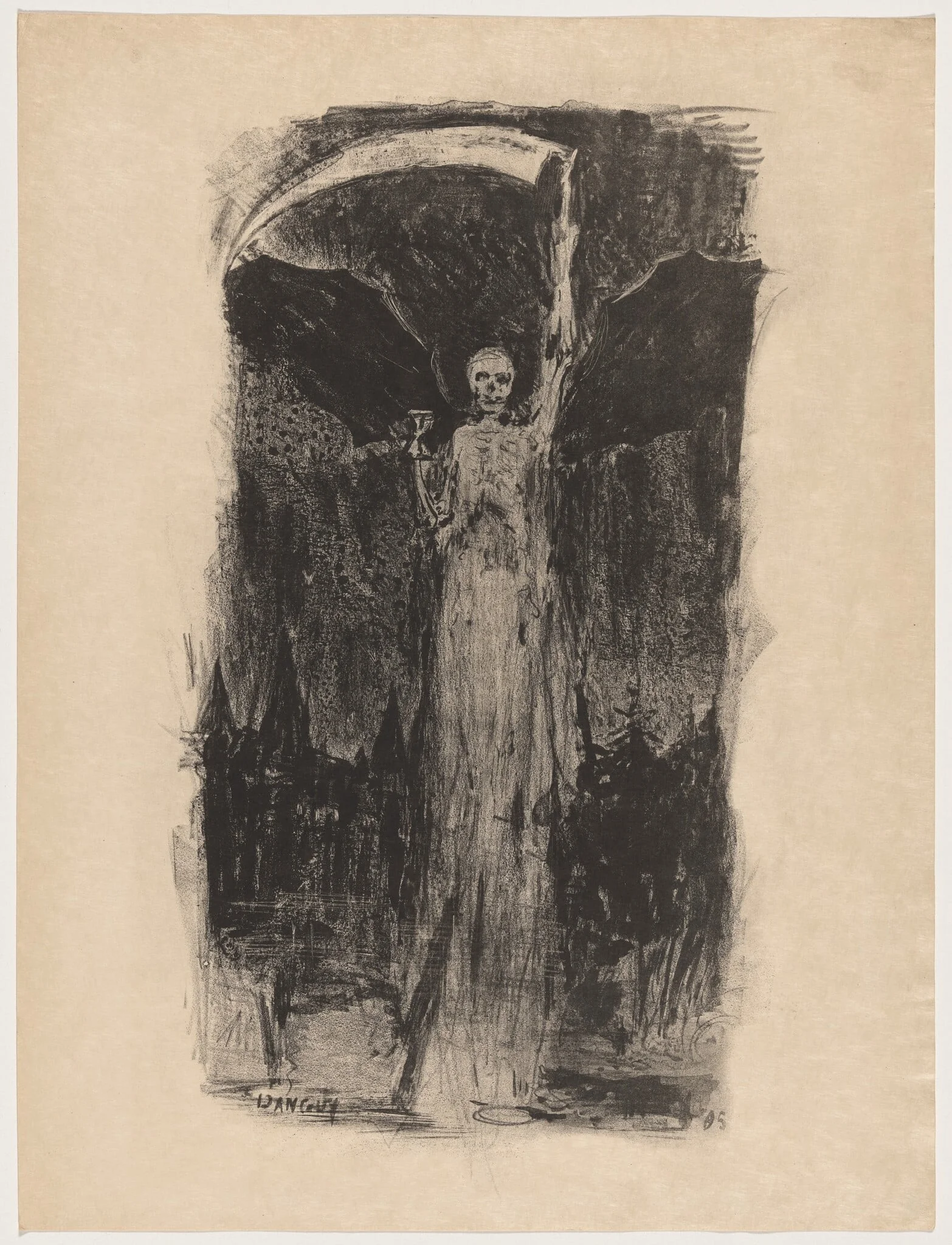 Le château de la mort (The House of the Dead), by Jean Danguy, 1895