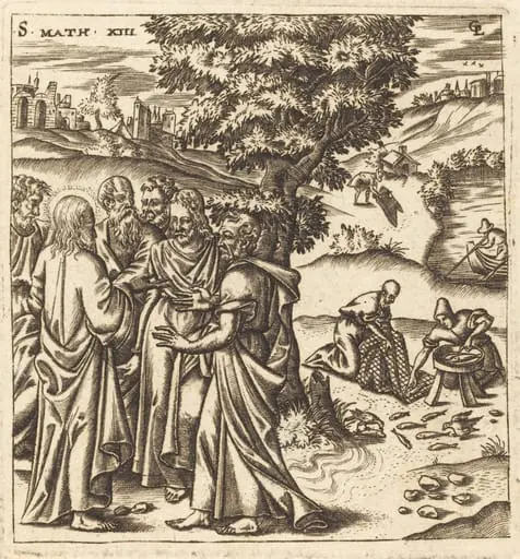 Christ Telling His Disciples of the Parable of the Dragnet
