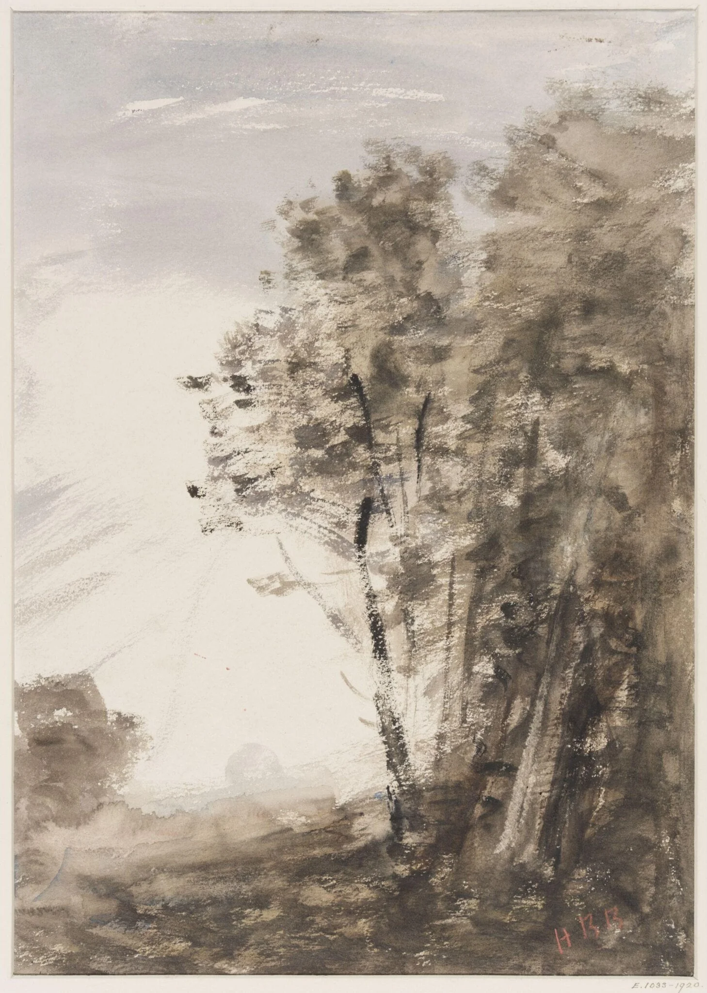 Landscape with trees
