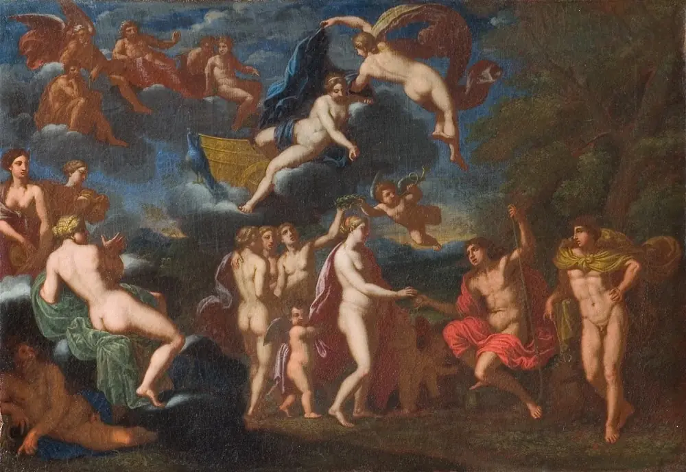 Paris Giving Venus the Apple