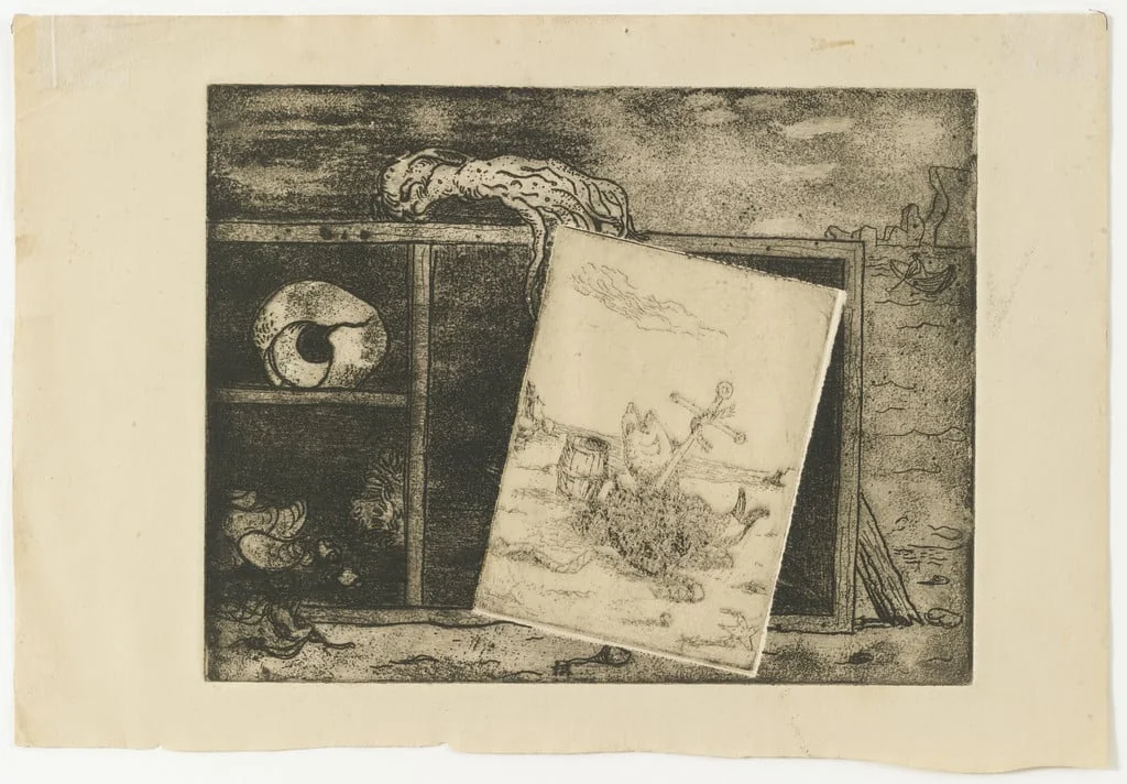 Untitled, by Adolph Gottlieb, ink, 1944