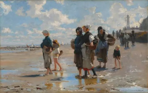 En route pour la pêche (Setting Out to Fish)