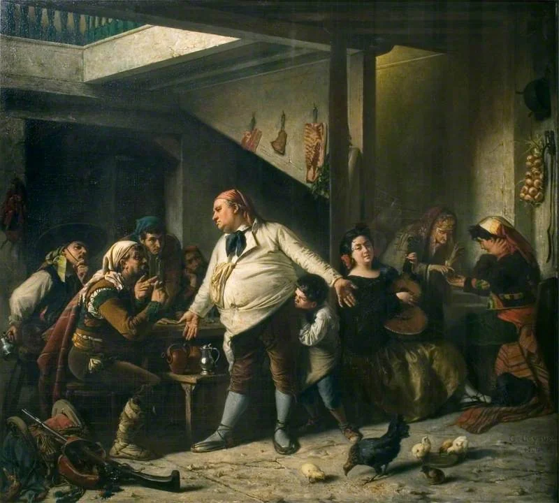 Interior of a Spanish 'Posada'