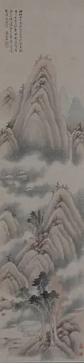 清    湯貽汾    山水圖    軸|Landscape