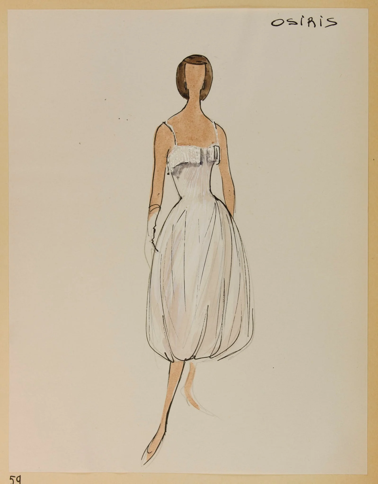 Osiris, by Marie-Louise Carven, 1955