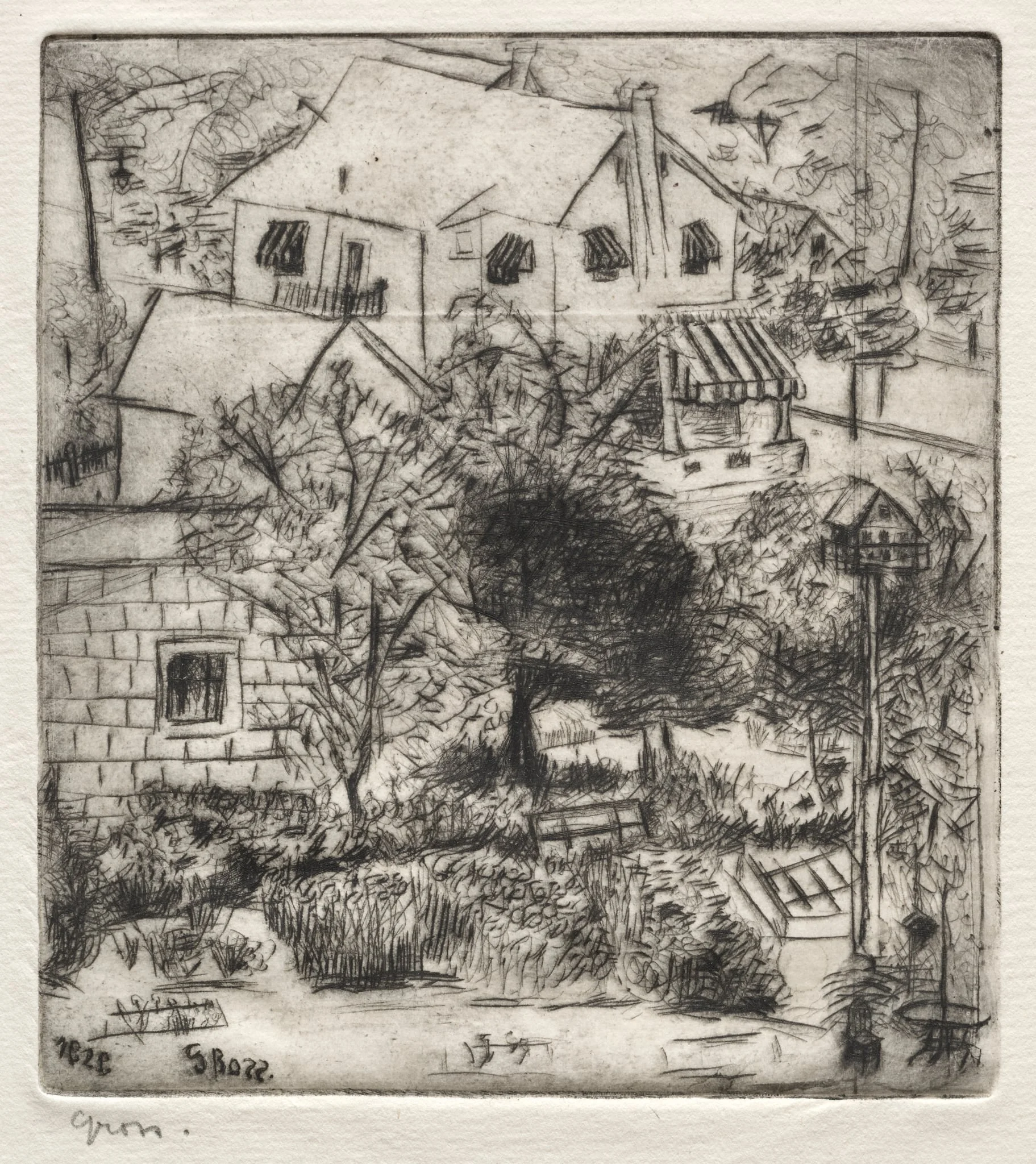 Landscape, by Jolán Gross-Bettelheim, 1929
