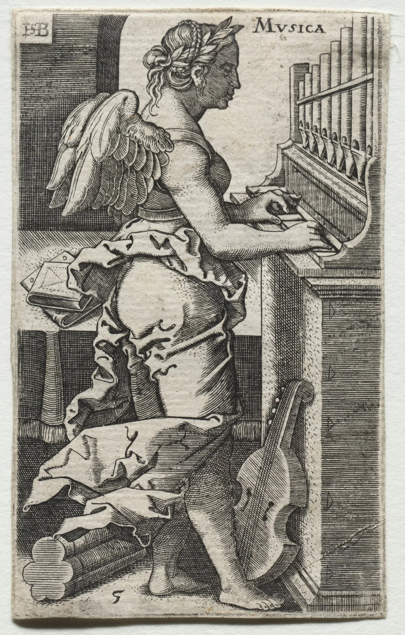 Musica, by Sebald Beham, 1535