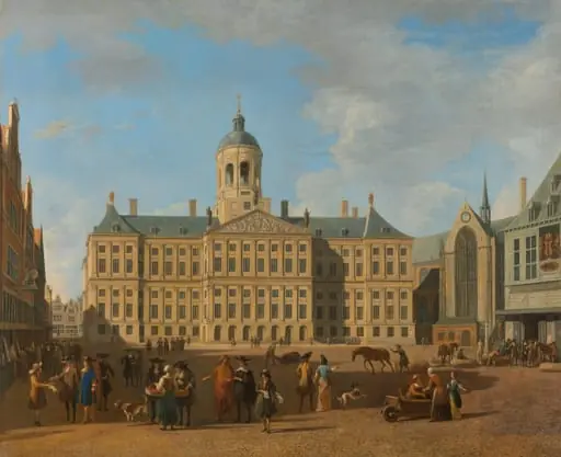 Het stadhuis op de Dam in Amsterdam