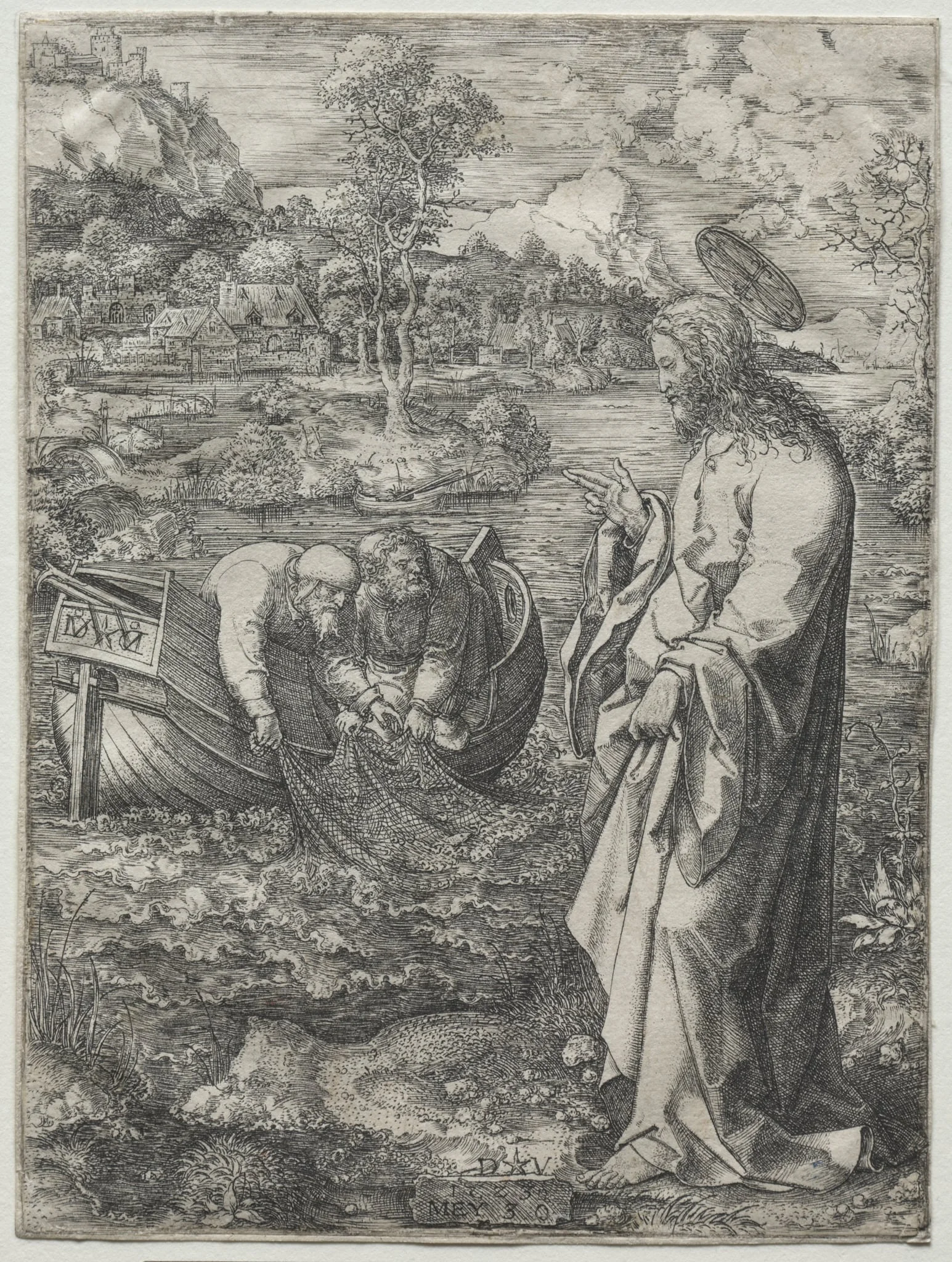 Jesus Calling to St. Peter and St. Andrew, by Dirck Vellert, 1523