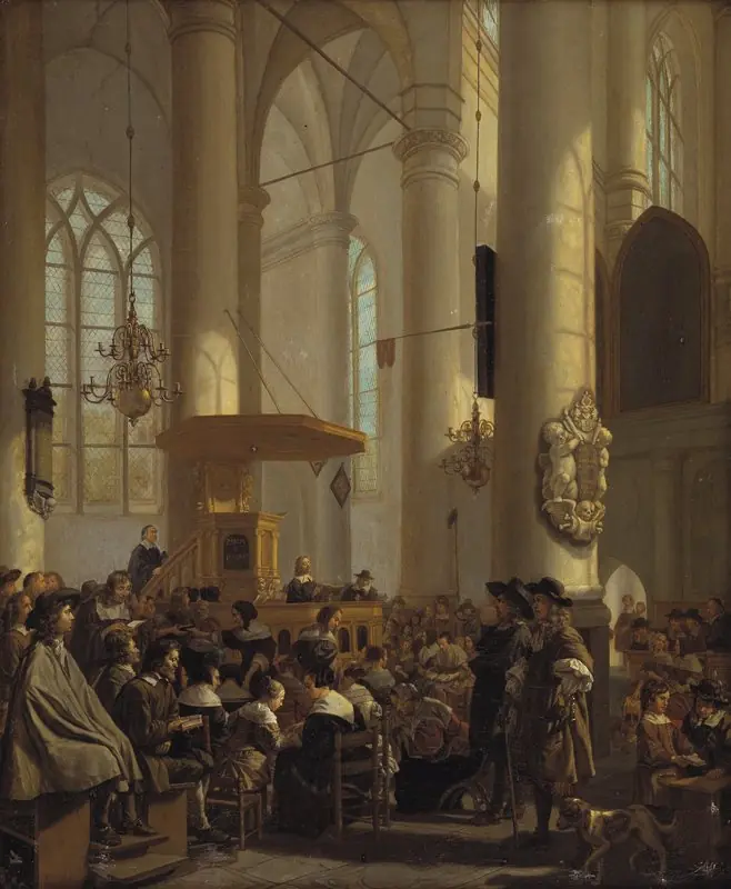 Interior of a Dutch Church