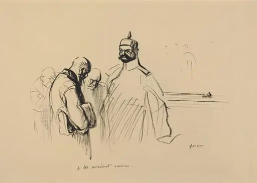 a) Si ils avaient vaincu (recto); b) Sketch of Si ils avaient vaincu (verso)