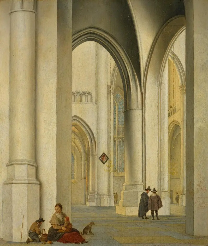 Interior of St. Bavo in Haarlem
