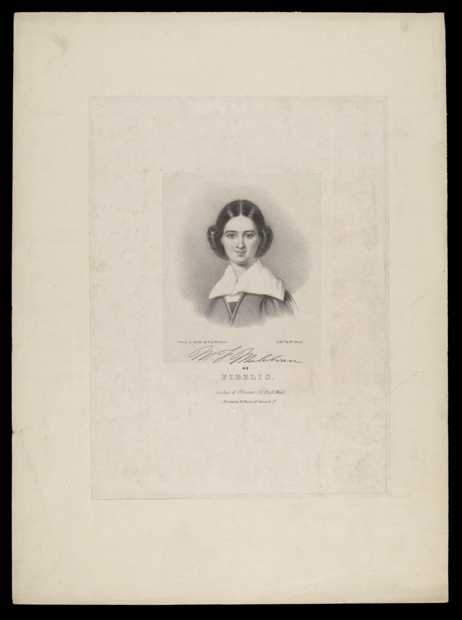 H Beard Print Collection, by W.H. Wontner, 1850
