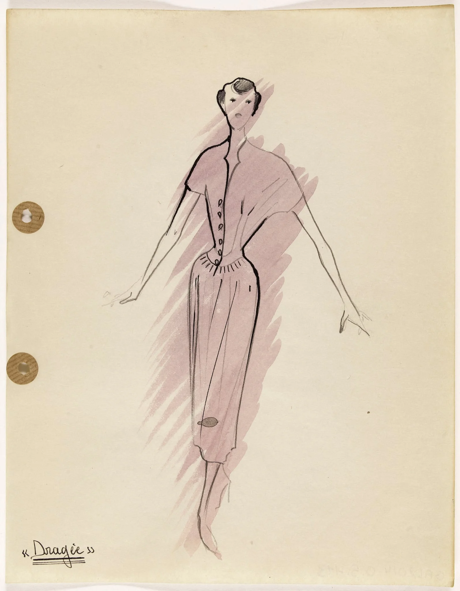 'Dragère', by Carven, 1949