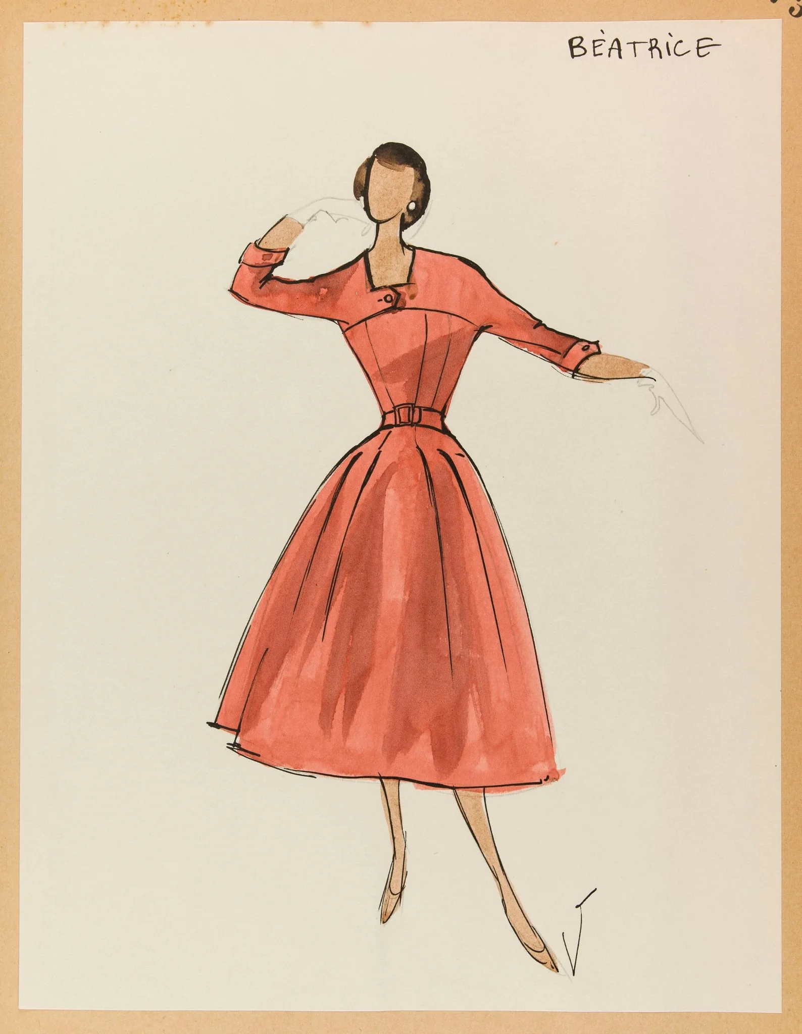 Béatrice, by Marie-Louise Carven, 1955