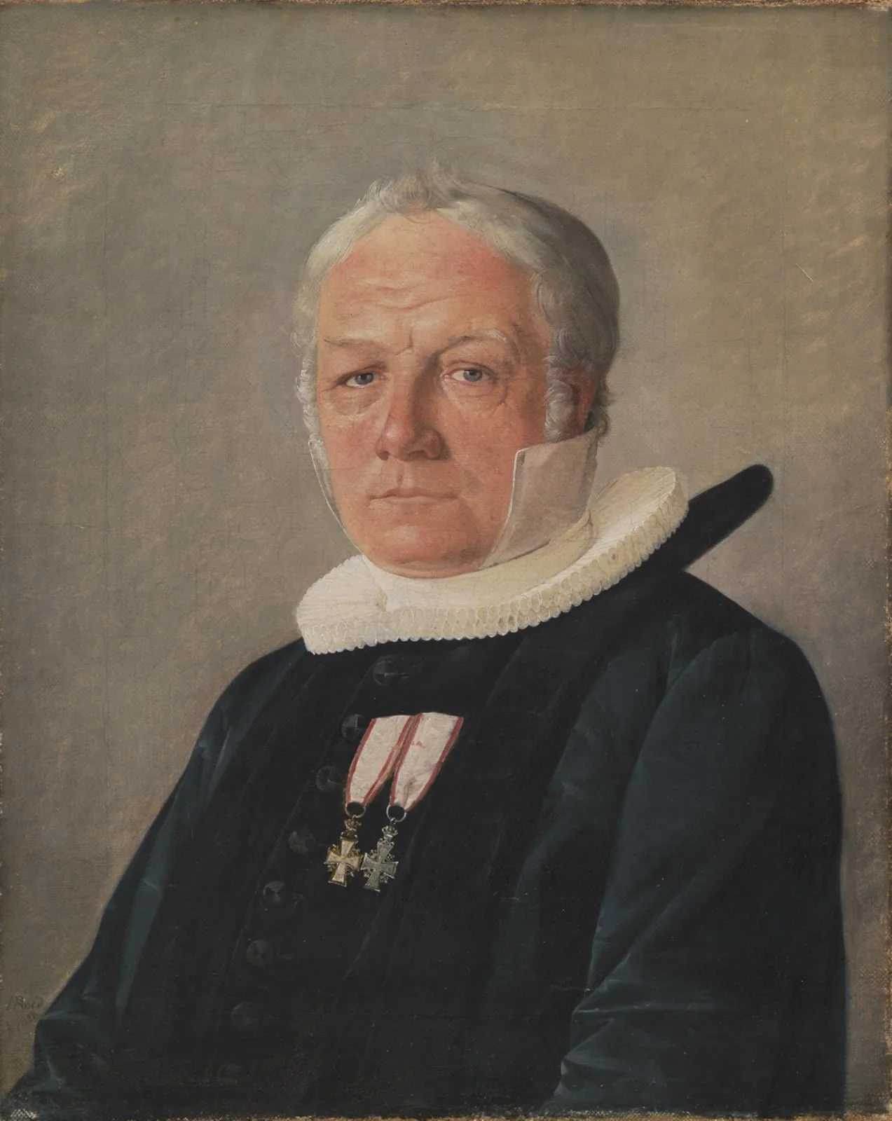 P.H. Mønster, Rural Dean in Sorø, later Bishop of Aarhus, by Unknown, 1828