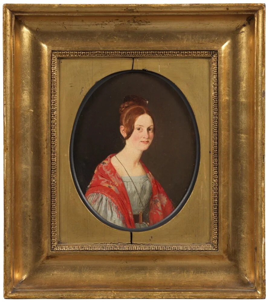 Portrait of Ane Elisabeth (Elise) Gurlitt, né Saxild (1817-39)