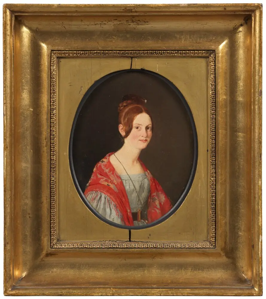 Portrait of Ane Elisabeth (Elise) Gurlitt, né Saxild (1817-39)