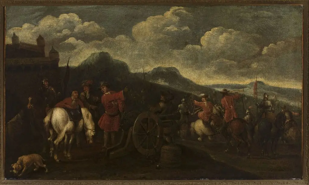 A battle scene
