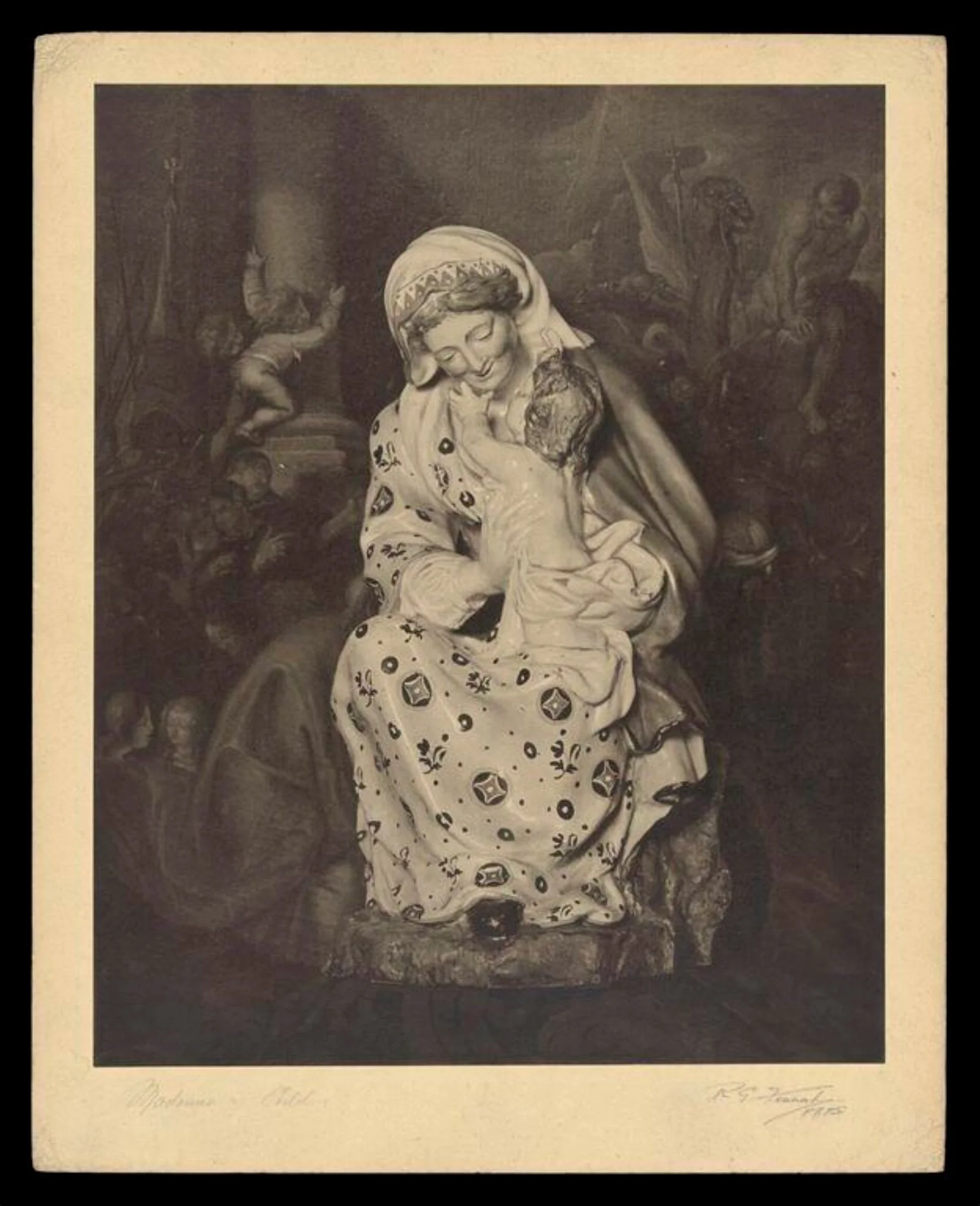 Madonna and Child, by Ronald George Fennah, photographic, 1944