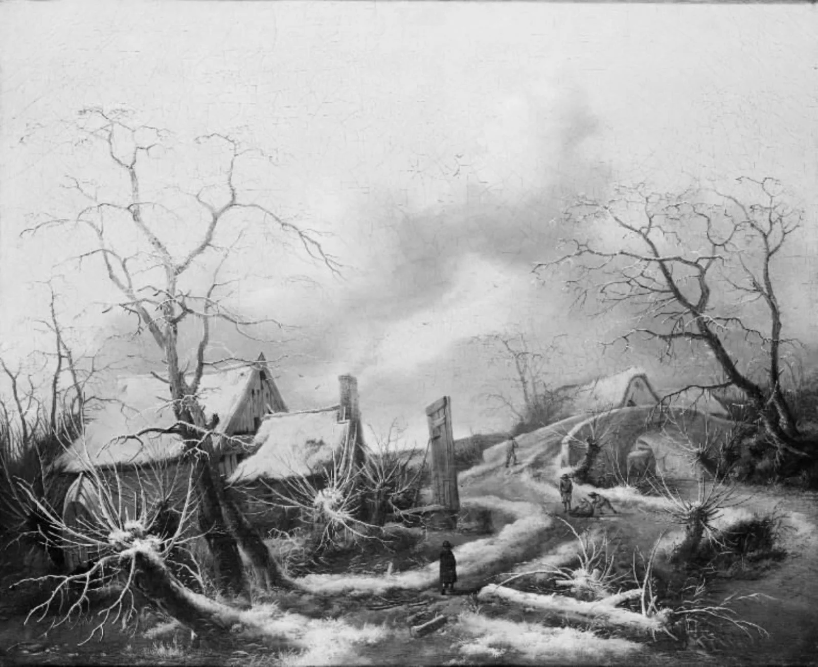 Winter Scenery, by Unknown, 1650