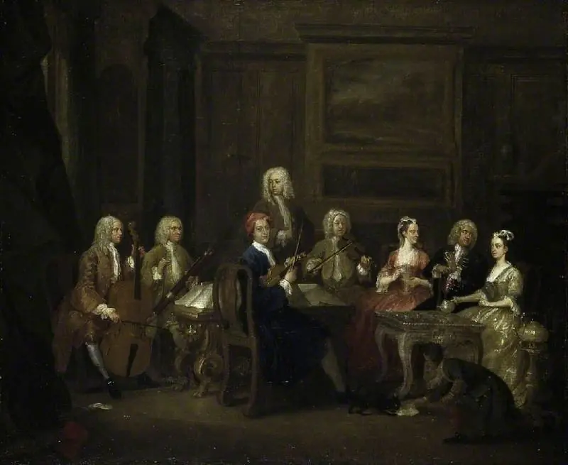 A Musical Party, The Mathias family