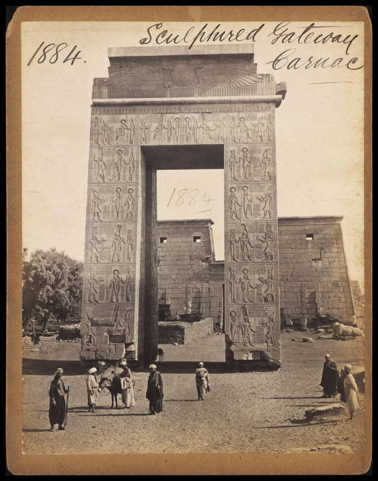 Sculptured Gateway.  Carnac