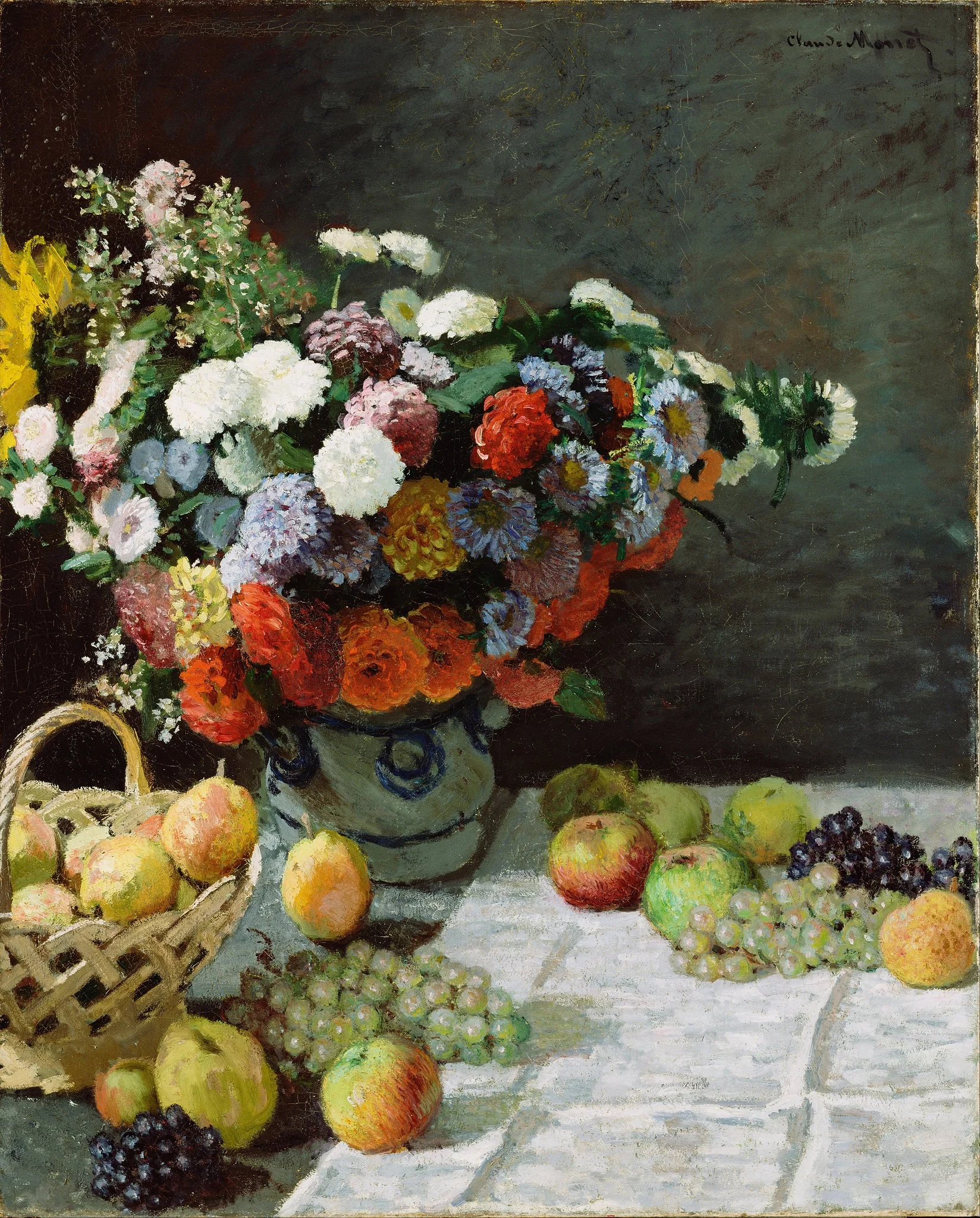 Still Life with Flowers and Fruit