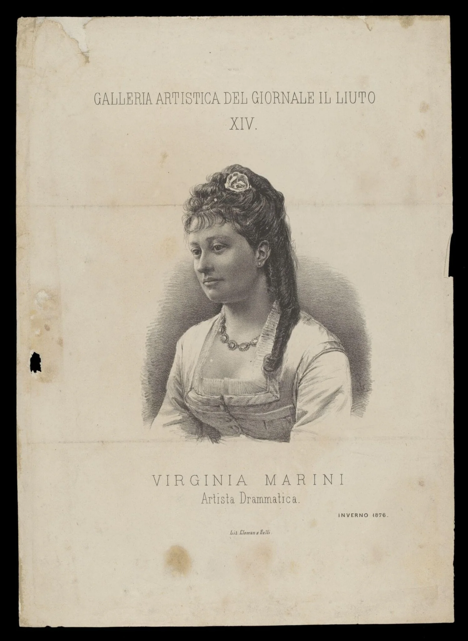 H Beard Print Collection, by Cleman e Belli, 1876