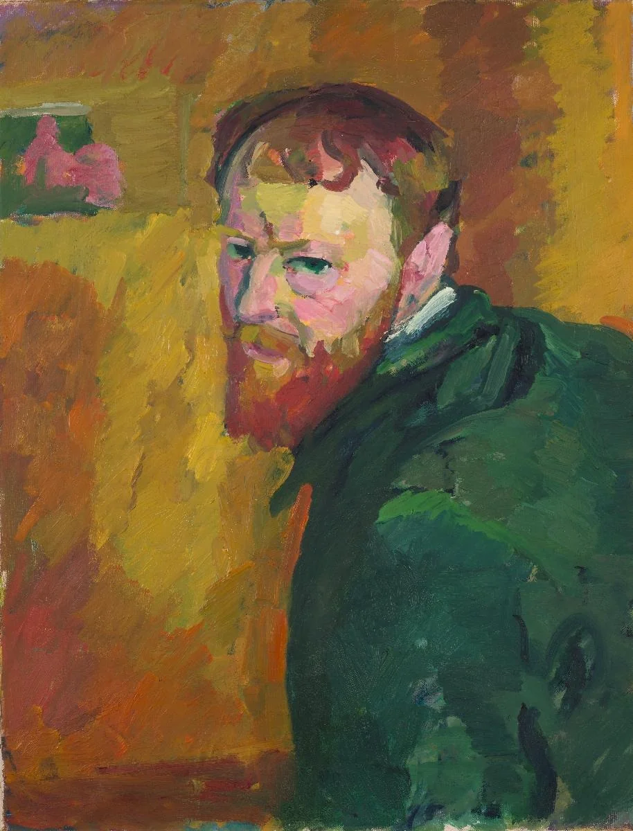 Selbstbildnis, by Giovanni Giacometti, oil, 1913