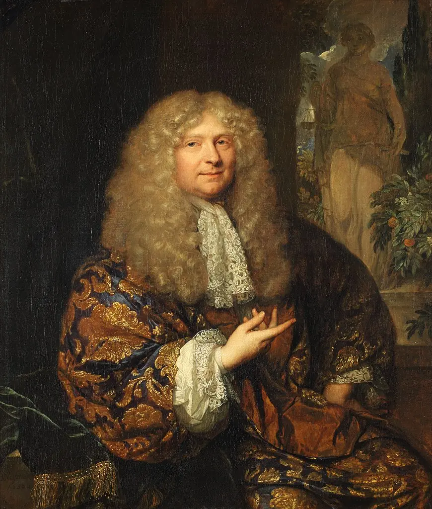 Portrait of a gentleman with an allonge wig