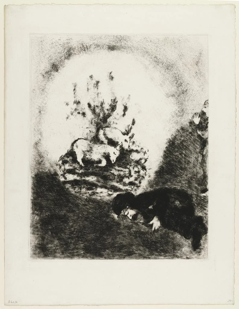 Untitled, by Marc Chagall, ink, 1931